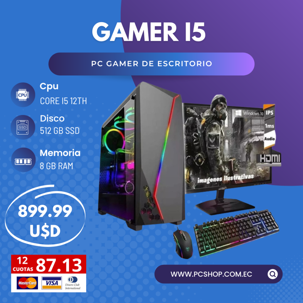 Computadores de Escritorio – PCShop